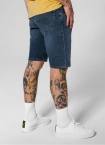 Spodenki szorty jeans męskie Pitbull Medium Wash Highlander niebieskie