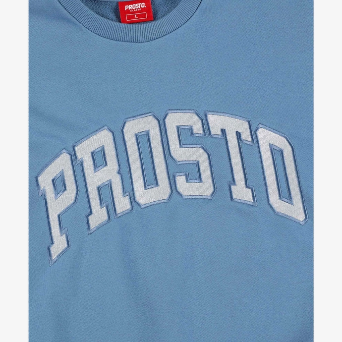 Bluza męska Prosto Klasyk Splork crewneck niebieska