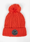 Czapka zimowa z pomponem Pit Bull Beanie Bubble Snow Crew 25 czerwona