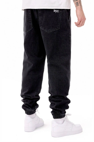 Spodnie jogger jeans Mass Denim Signature 2.0 czarne