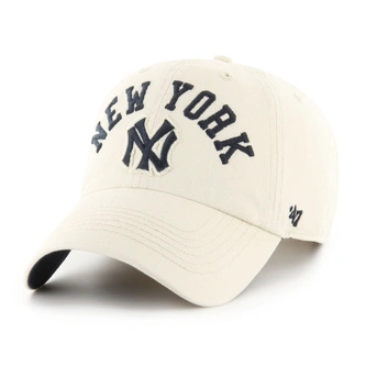 Czapka z daszkiem 47 Brand New York Yankees Cooperstown Sandstorm Clean Up kremowo/granatowa