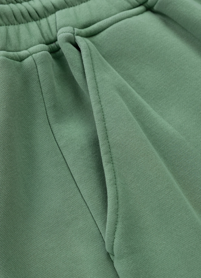 Spodnie męskie dresowe Pitbull Pit Bull Lancaster 2 Washed zielone