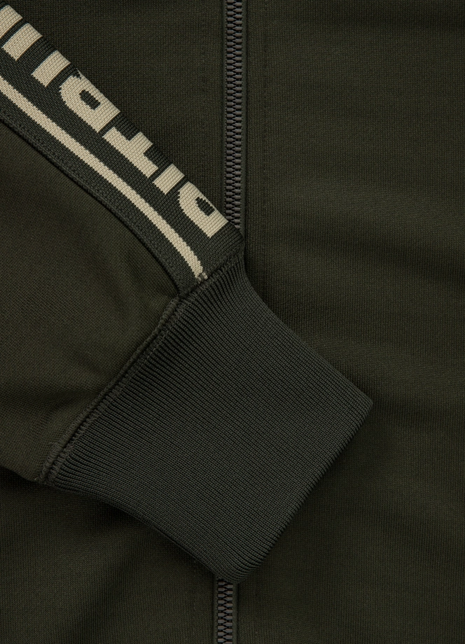 Komplet dresowy męski Pitbull Pit Bull Tape Logo 25 Trackjacket zielona