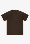 Koszulka męska t-shirt oversize Prosto Jung brązowa