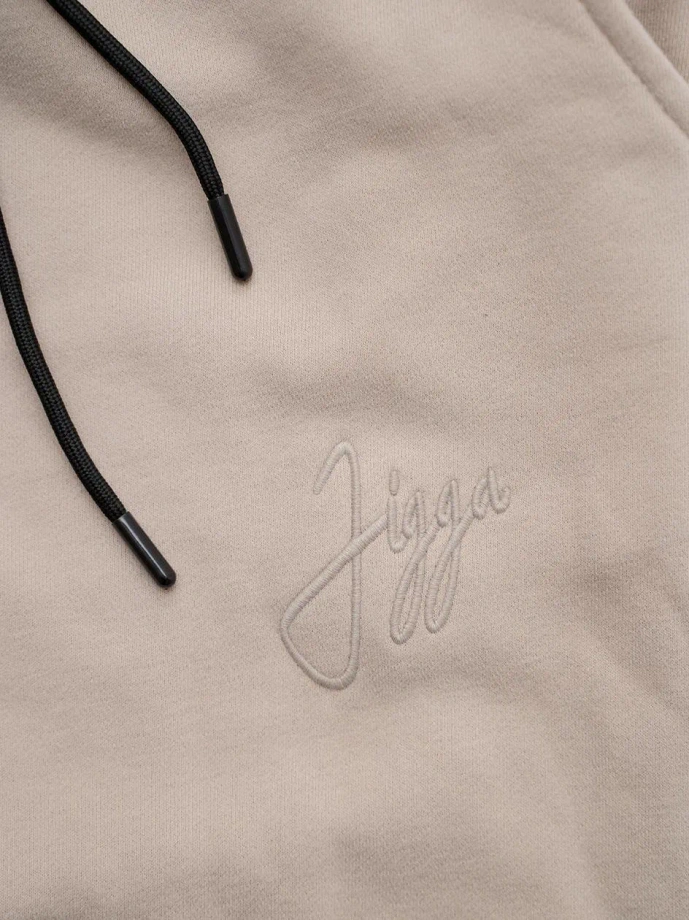 Komplet dresowy męski Jigga Wear Small Written Tag beżowy