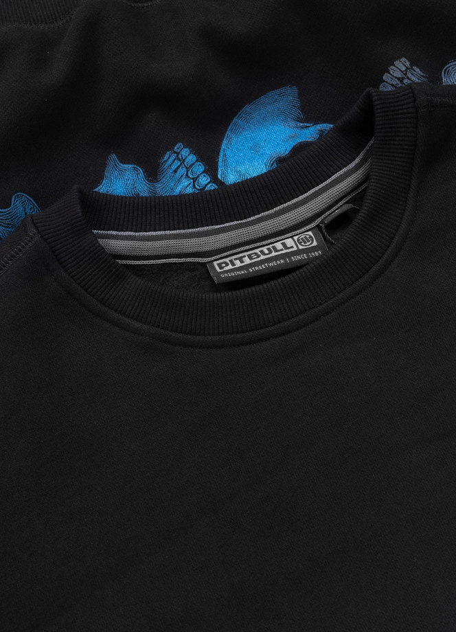 Bluza męska bez kaptura Pit Bull Guardian Angel czarna