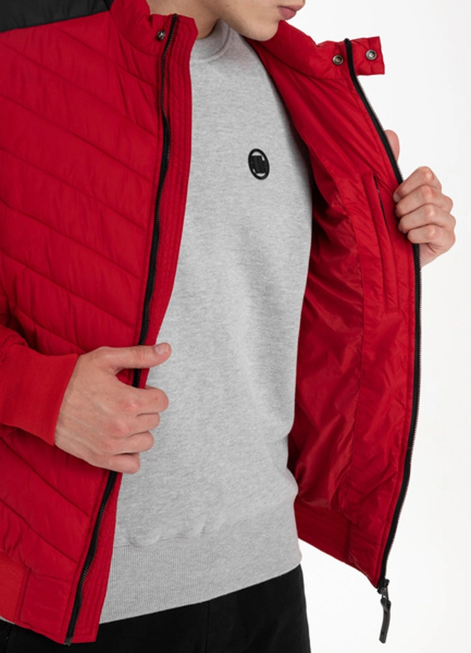 Kurtka przejsciowa Pit Bull Vickers Jacket red/black