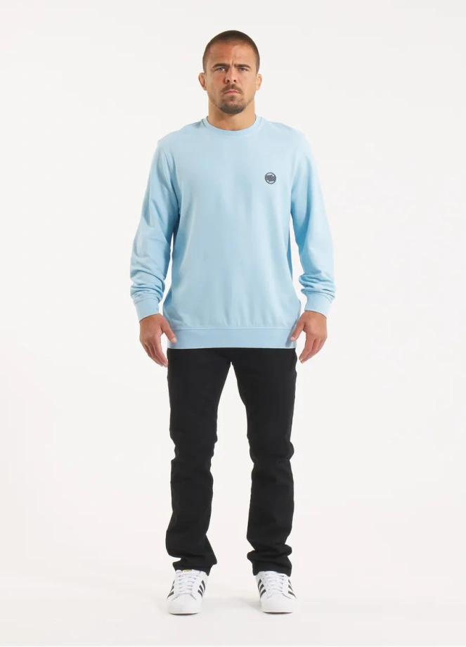 Koszulka Longsleeve męska Pitbull Pique Rockey niebieska