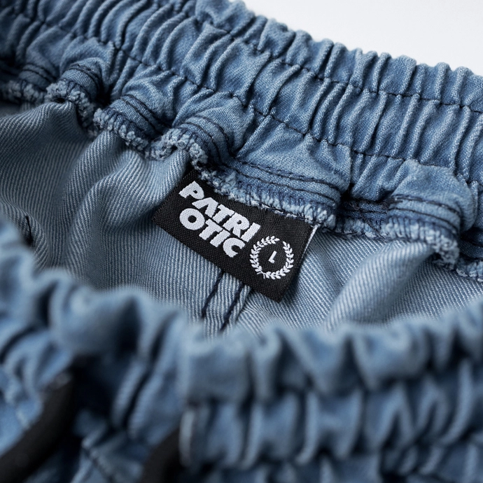 Spodnie męskie jogger jeans Patriotic Cls Mini jasno niebieskie