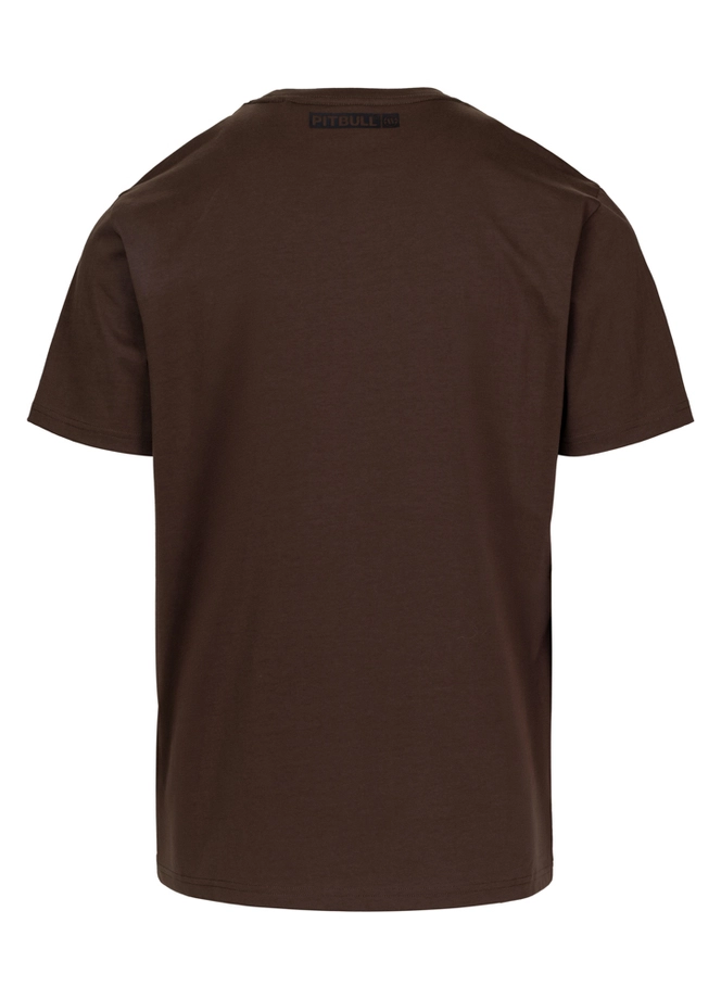 Koszulka męska T-Shirt Pitbull Hilltop ciemno brązowa