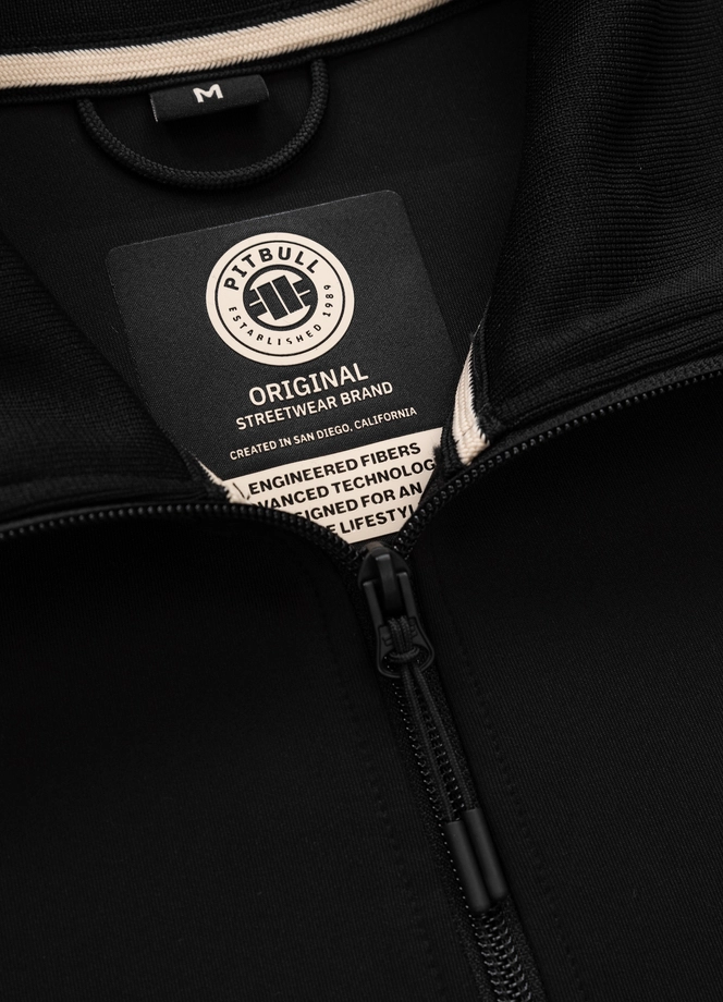 Bluza męska rozpinana Pitbull Pit Bull Powers czarna