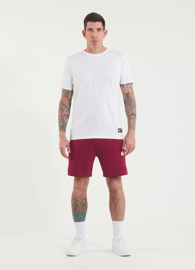 Spodenki szorty dresowe męskie Pitbull Nugget bordowe