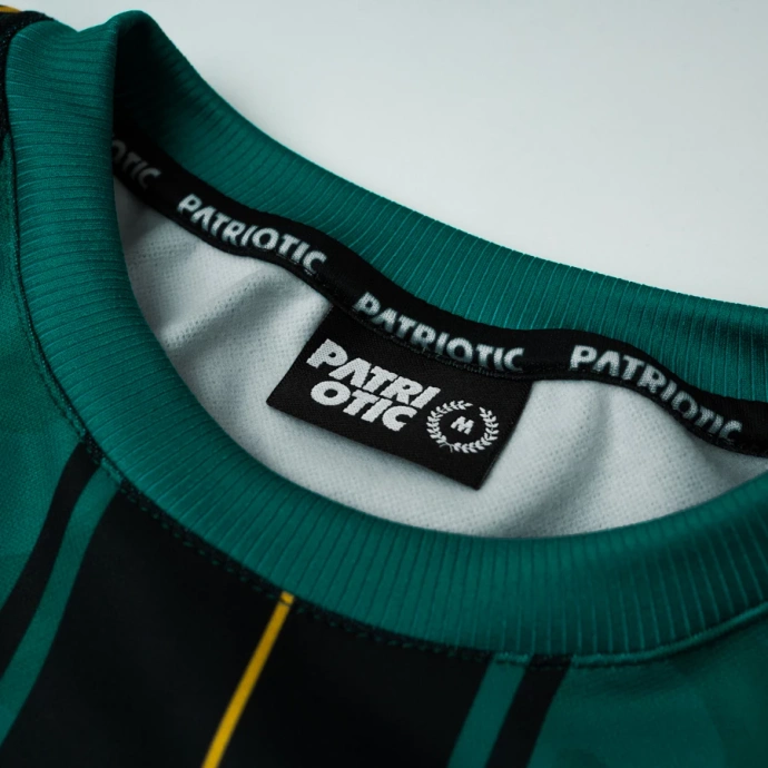 Bluza męska klasyczna Patriotic F-Football Green crewneck zielona