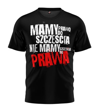 Koszulka męska T-shirt Public Enemy Mamy Prawo Do Szczęścia 2 czarna