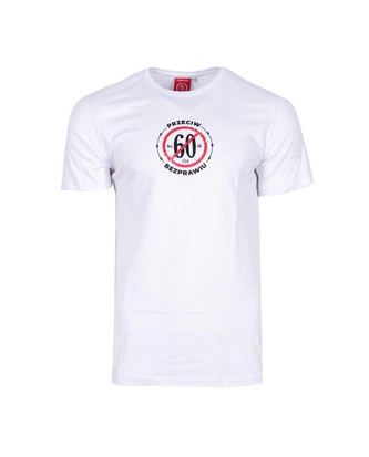 Koszulka męska T-shirt Ciemna Strefa RPK CS Stop 60 Statystyka biały