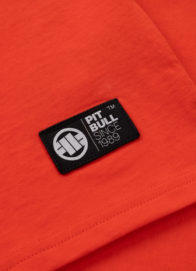 Koszulka męska T-Shirt Pit Bull Pitbull Small Logo 25 czerwona
