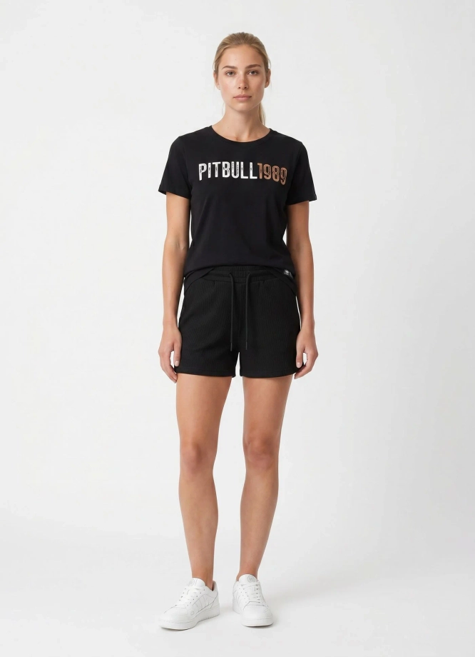 Koszulka t-shirt damska Pit Bull Beach Girl czarna