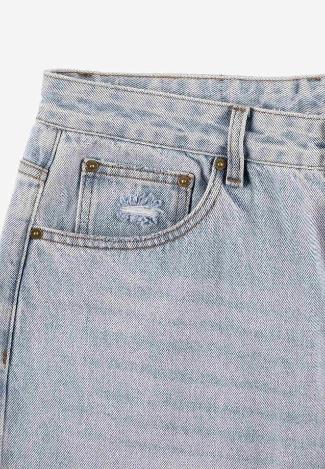 Spodnie męskie Jeans Regular Prosto Bunker niebieskie