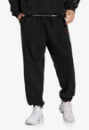 Spodnie dresowe męskie oversize Prosto Team Washed czarne