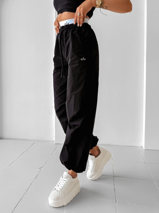 Spodnie damskie Olavoga Rainy Day czarne