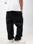 Spodnie dresowe męskie Baggy Jigga Wear Logo Drawcord czarne
