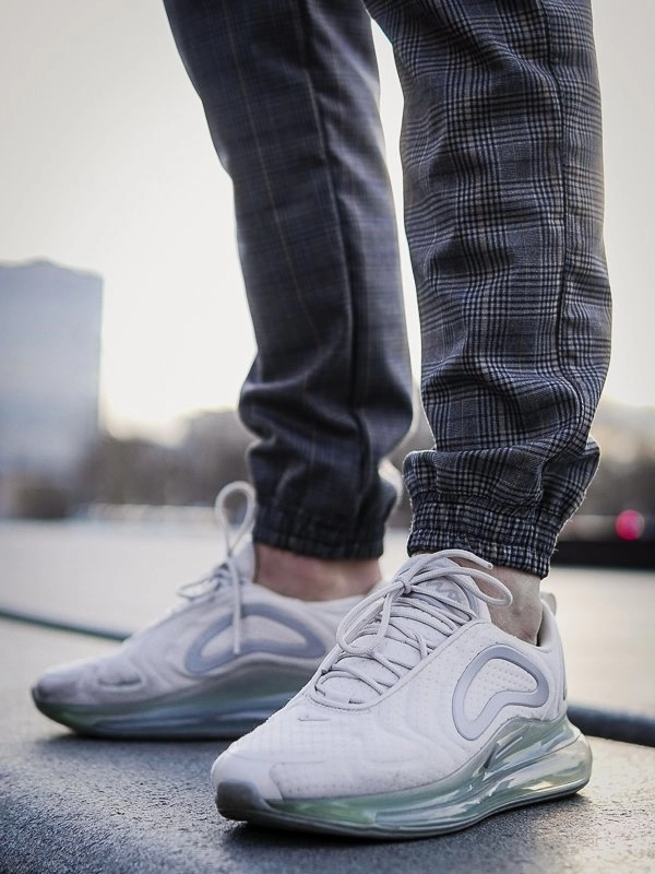 Spodnie męskie materiałowe jogger Środowisko Miejskie Classic Icon szare