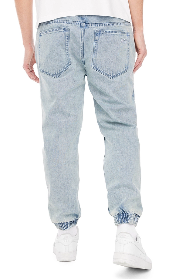 Spodnie męskie jogger jeans Mass Denim Signature 2.0 jasno niebieskie