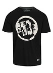 Koszulka męska T-Shirt Pitbull Logo Palms czarna
