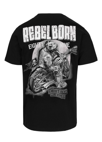Koszulka męska T-Shirt Pitbull West Coast Rebel Born czarny