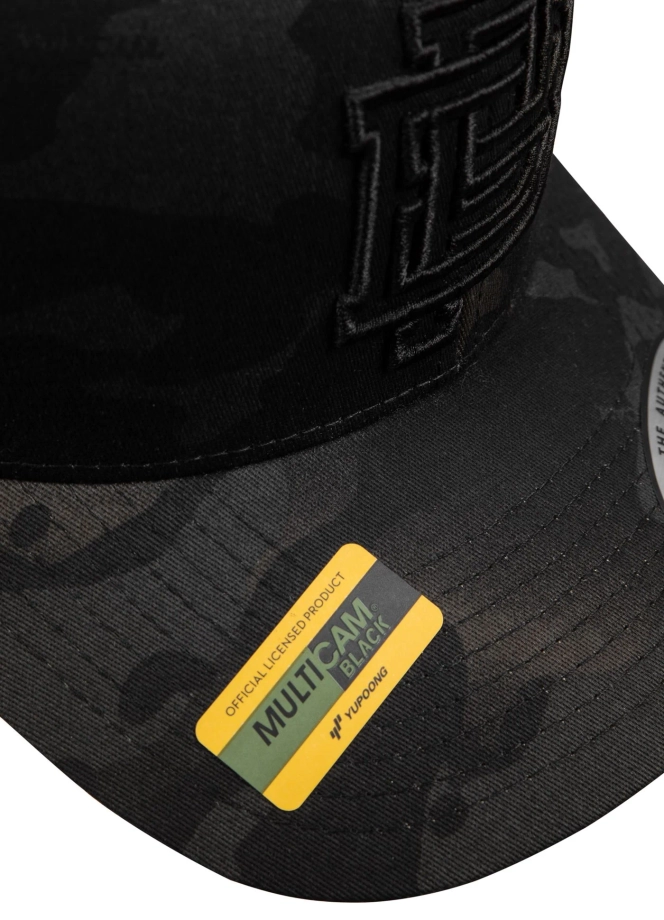 Czapka z daszkiem Snapback Trucker Pit Bull Harding czarna camo