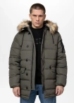 Kurtka zimowa męska parka Pit Bull Kingston II oliwkowa
