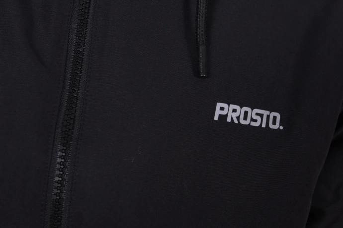 Kurtka zimowa męska z kapturem Prosto Klasyk Gegito Bomber czarna