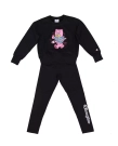 Komplet dresowy Champion Junior Bear crewneck czarny
