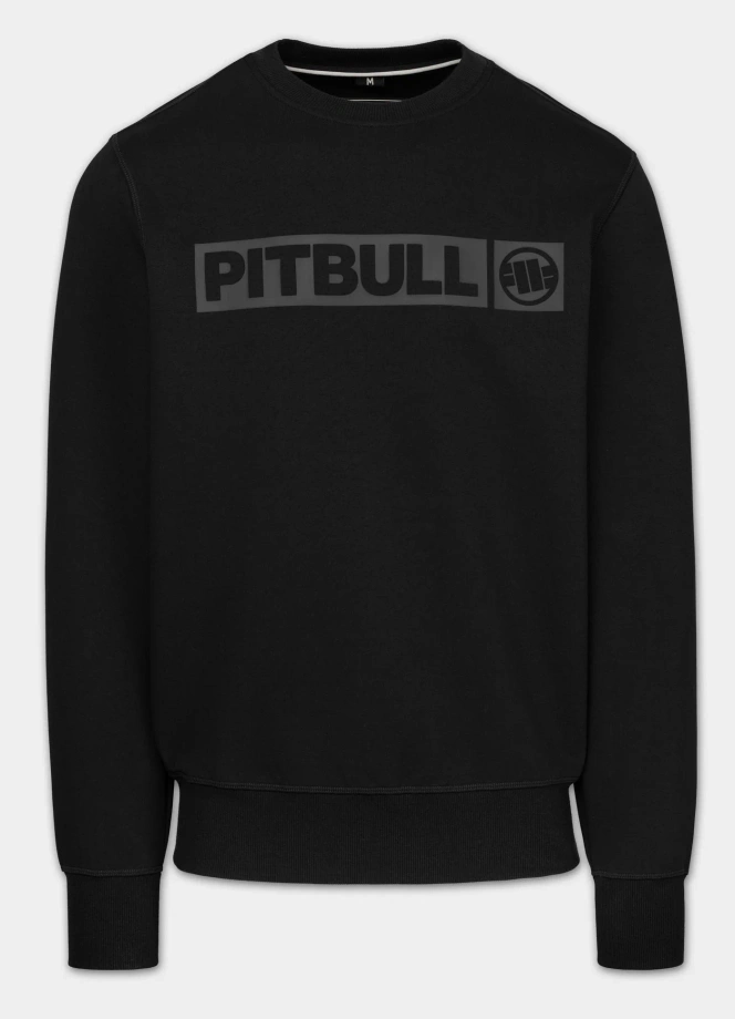 Bluza męska bez kaptura Pit Bull Charger czarna