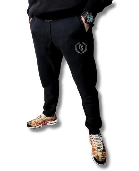 Spodnie dresowe męskie Ciemna Strefa Laur czarne