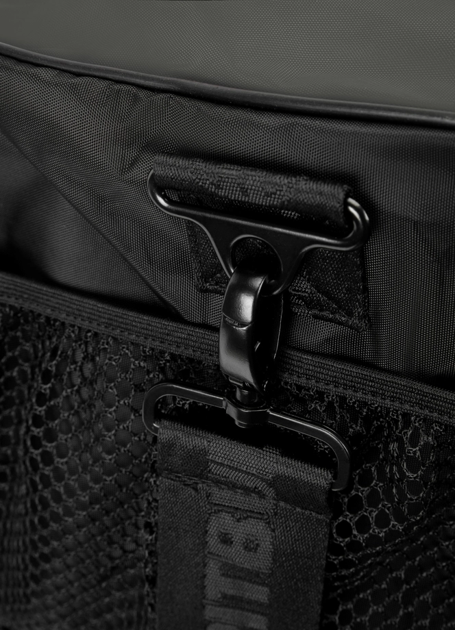 Torba sportowa Pitbull Big Duffle Logo TNT ll czarno/szara