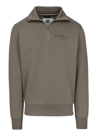 Bluza męska half-zip Pit Bull Sampson 25 taupe