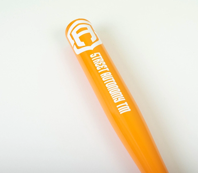 Kij bejsbolowy drewniany Street Autonomy WRITE pomarańczowy DRUGI GATUNEK