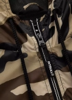 Kurtka męska wiosenna przejściowa Pit Bull Athletic Logo Nylon Jacket wiatrówka piaskowe camo