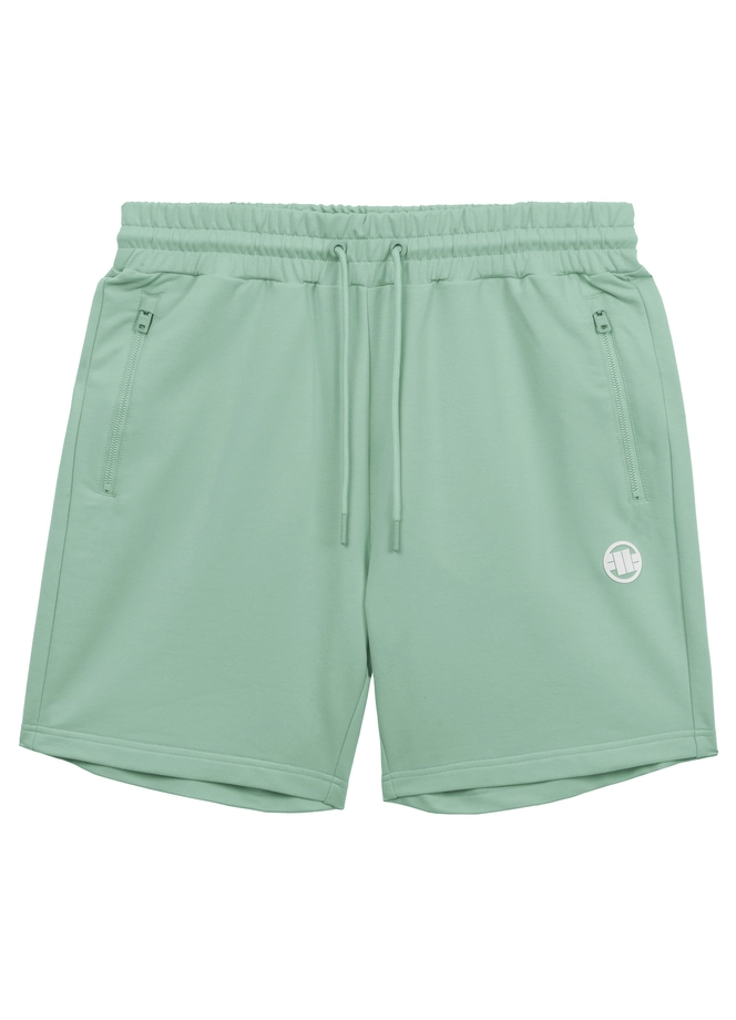 Spodenki szorty dresowe męskie Pitbull Nugget miętowe zielone