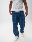 Spodnie męskie Jeans Baggy Jigga Wear Mini Laser niebieskie