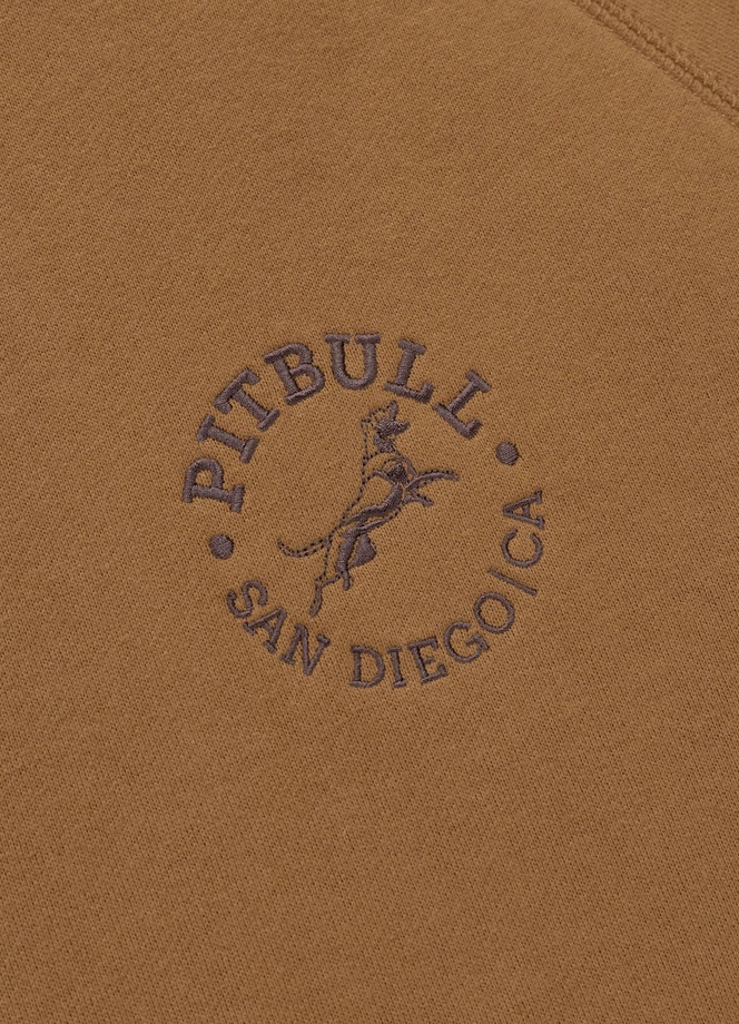 Bluza męska z kapturem Pit Bull San Diego CA miodowy żółty