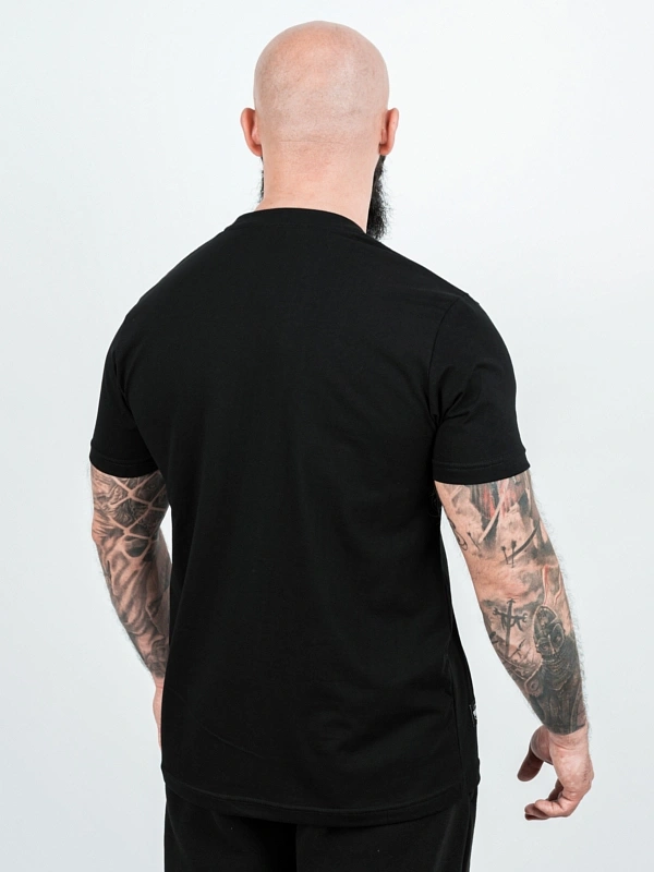 Koszulka męska t-shirt Środowisko Miejskie Baseball Bear czarna