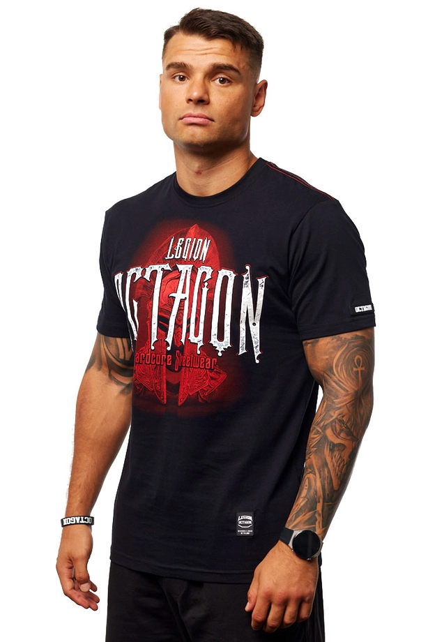 Koszulka męska T-shirt Octagon Legion czarna