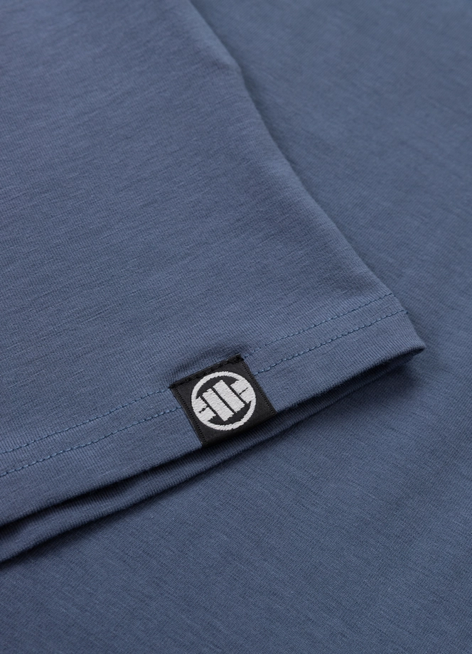 Koszulka męska T-Shirt Pit Bull Pitbull USA CAL Slim Fit ciemno niebieska