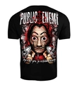 Koszulka męska T-shirt Public Enemy Życie to Gra czarna