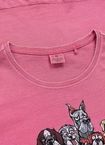 Koszulka t-shirt damska Pit Bull Dia De Los Perros różowa