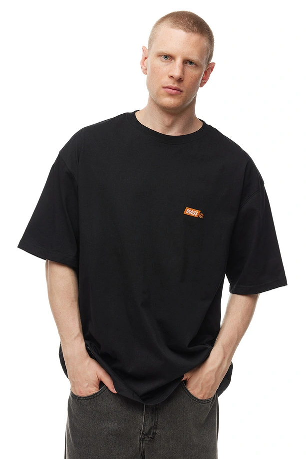 Koszulka męska t-shirt Mass Dnm Mini Box czarna