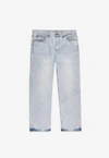 Spodnie męskie Jeans Regular Prosto Bunker niebieskie