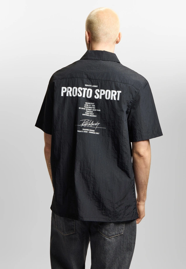 Koszula męska Prosto Sport czarna
